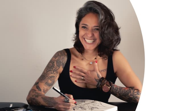 Foto de tatuagem feita por Clari Benatti