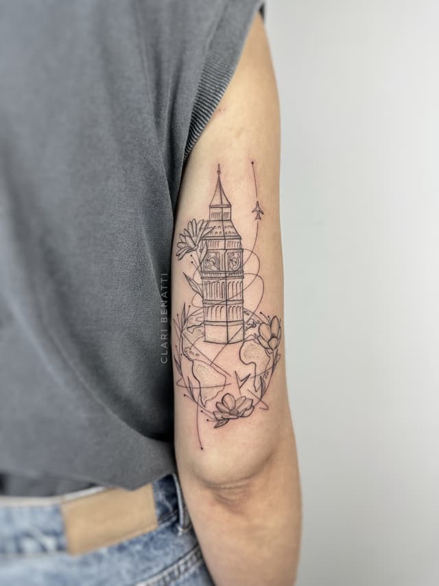 Tattoo feita pela Clari
