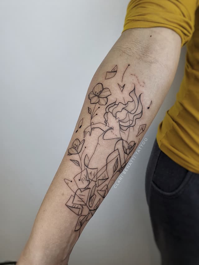 Tattoo feita pela Clari