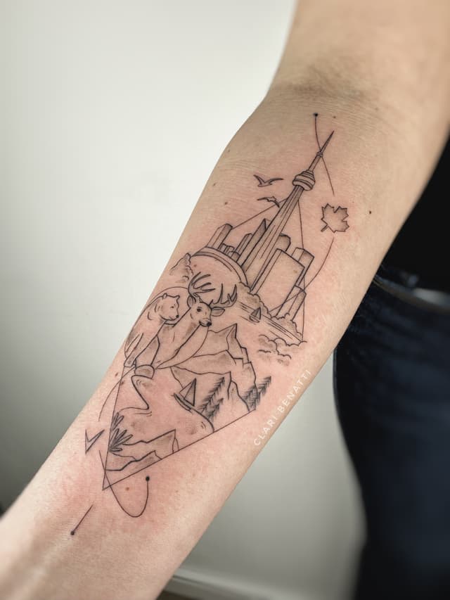 Tattoo feita pela Clari