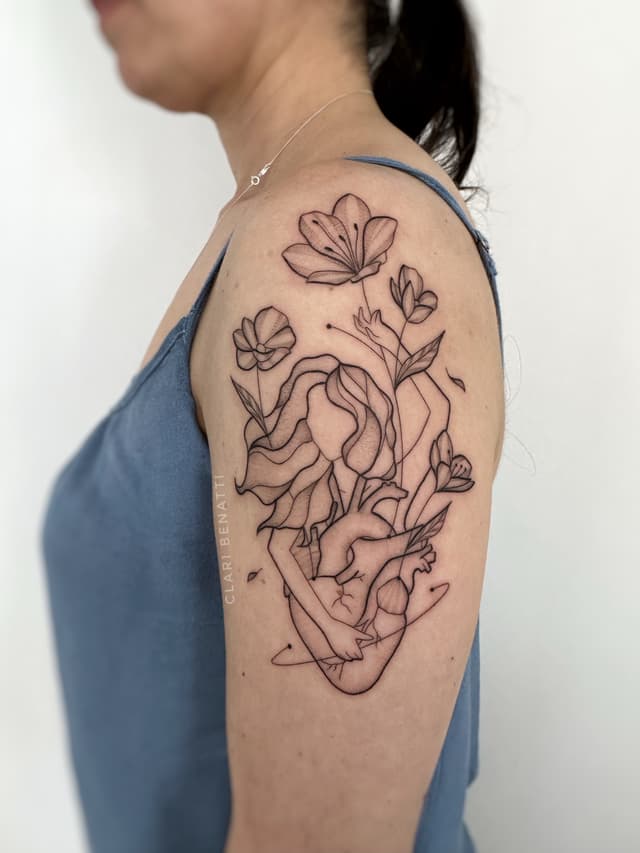 Tattoo feita pela Clari